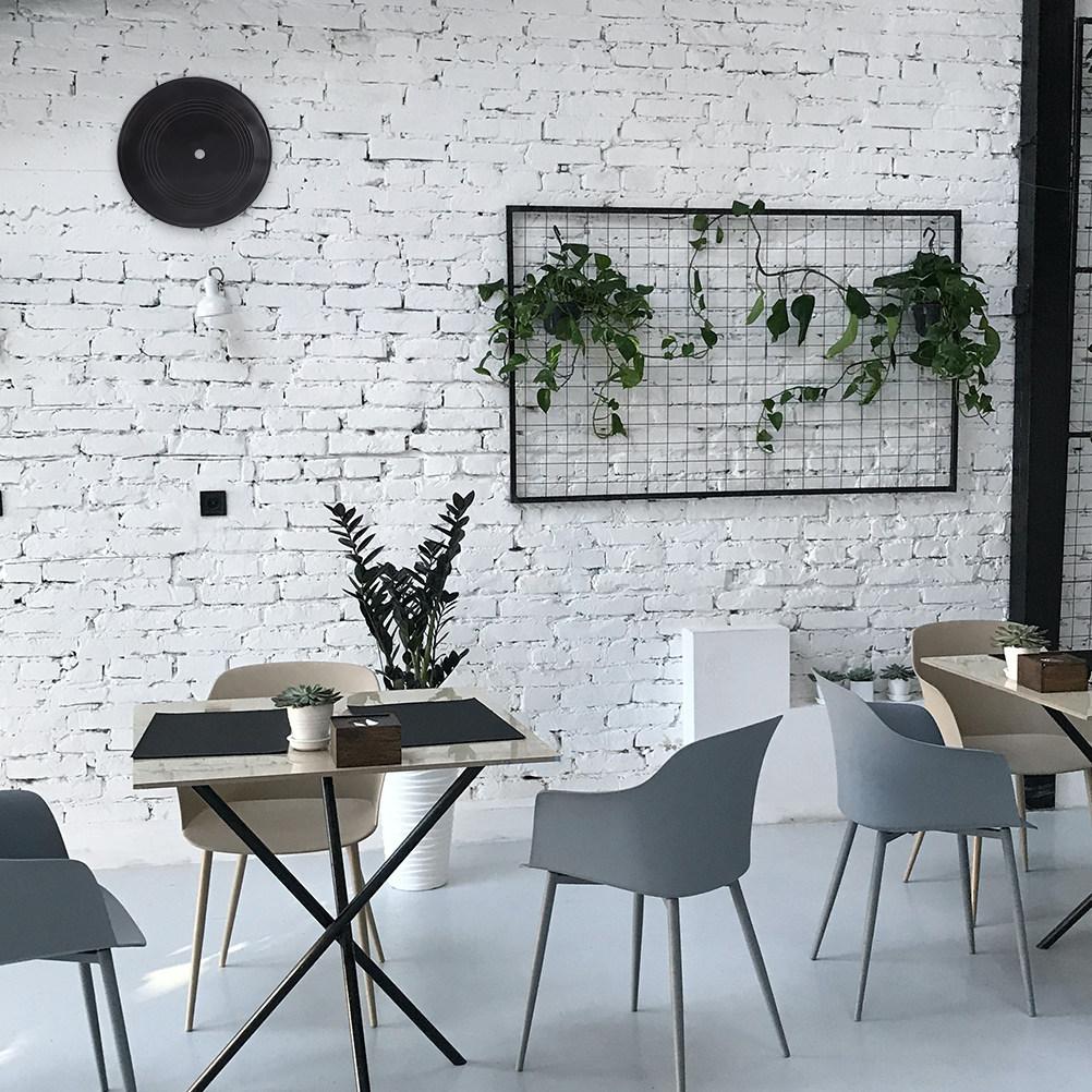 

2Pcs Decorative Vinyl Records Retro Style Wall Ornaments for Home Office Bar Ktv Disco Party Decor Vintage Aesthetic Wall Decor 10.5X10.5X0.1CM