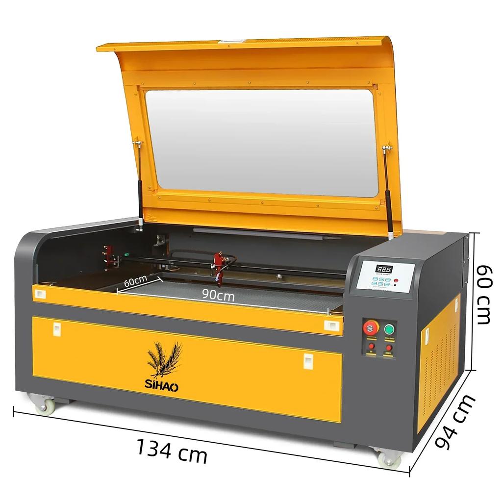 50W 60W 80W 100W CO2 Laser Engraving and Cutting Machine Dual Channel Engraving Tool Multifunctional Laser Cutting Machine