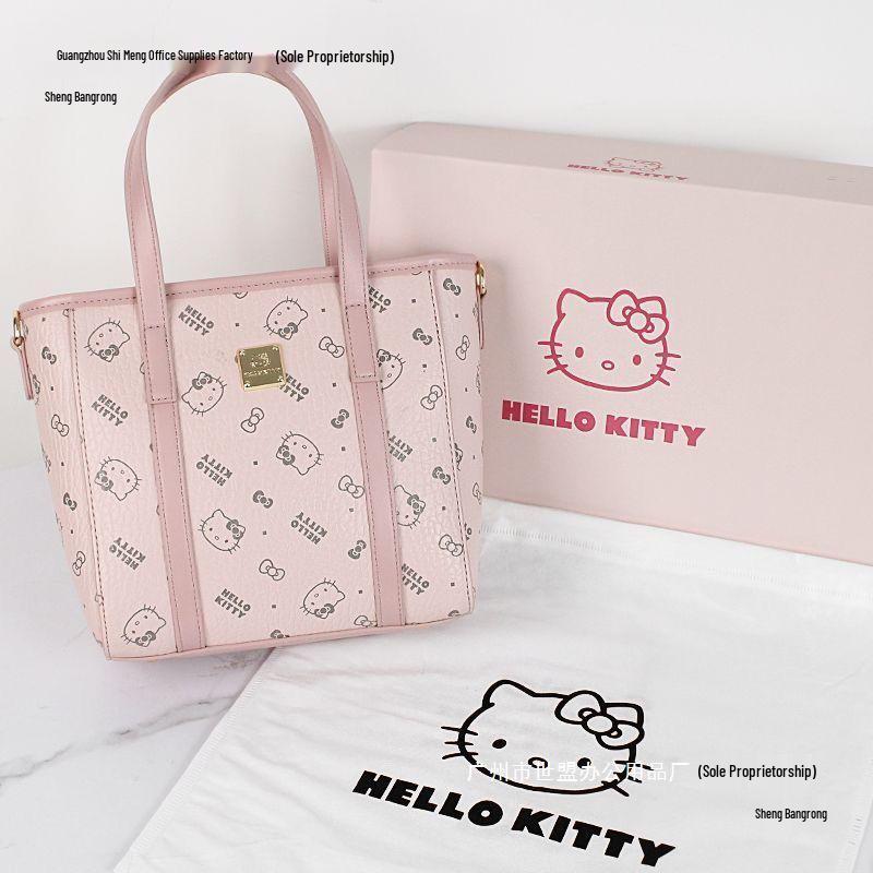 Hello Kitty Classic Print Tote Bag - Vegetable Basket Design