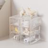 Transparent Acrylic Storage Box Dust Division Large Capacity Multi-Layer Jewelry Display Stand Desktop Drawer Organizer Box