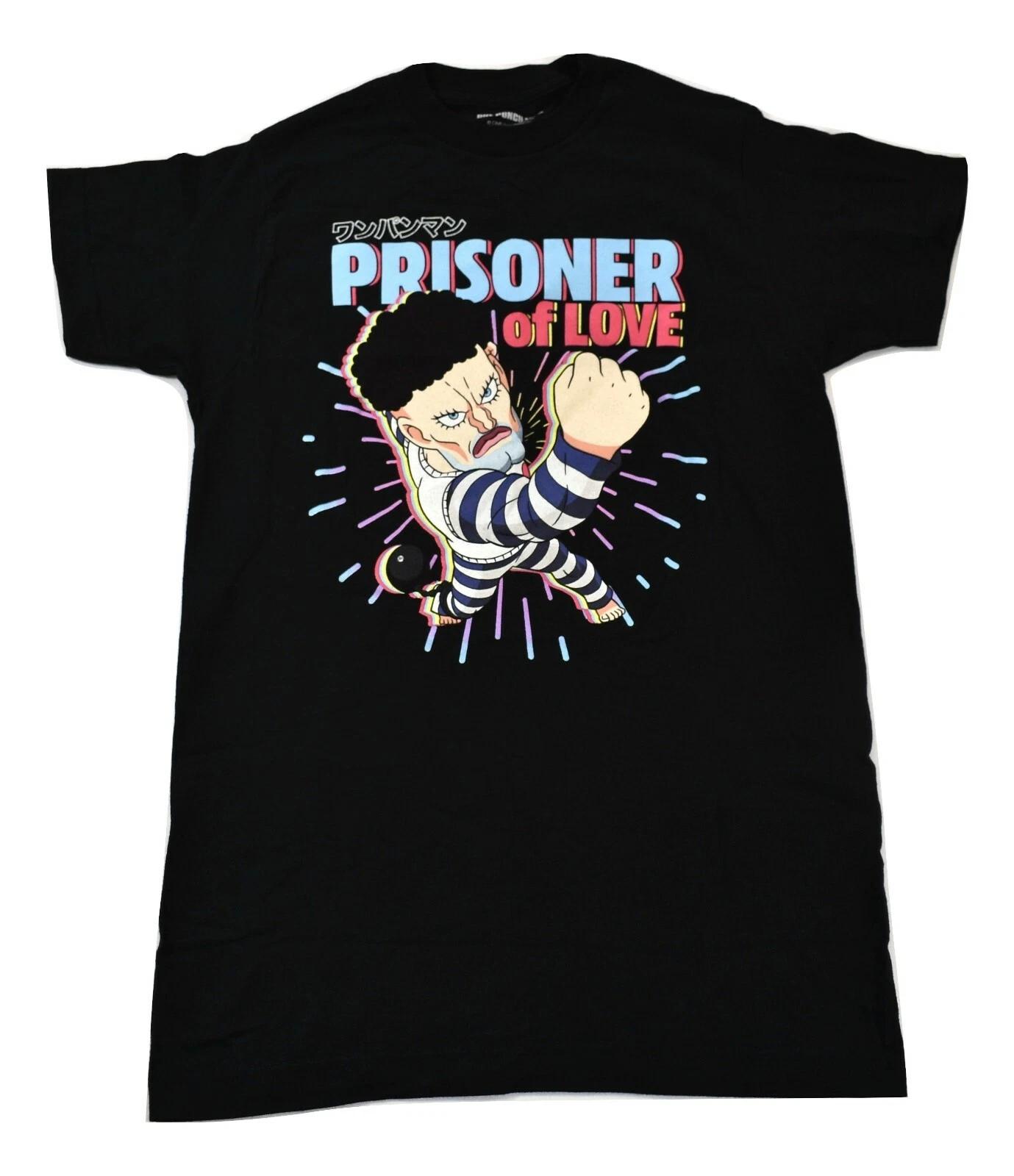 

One Punch Man Mens Prisoner of Love Shirt New XS, 3XL 4XL
