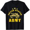 US Army Battle Tank Battlefield Tanks Military TShirt 100 Cotton ONeck Short Sleeve Summer Casual Mens Tshirt Streetwear
