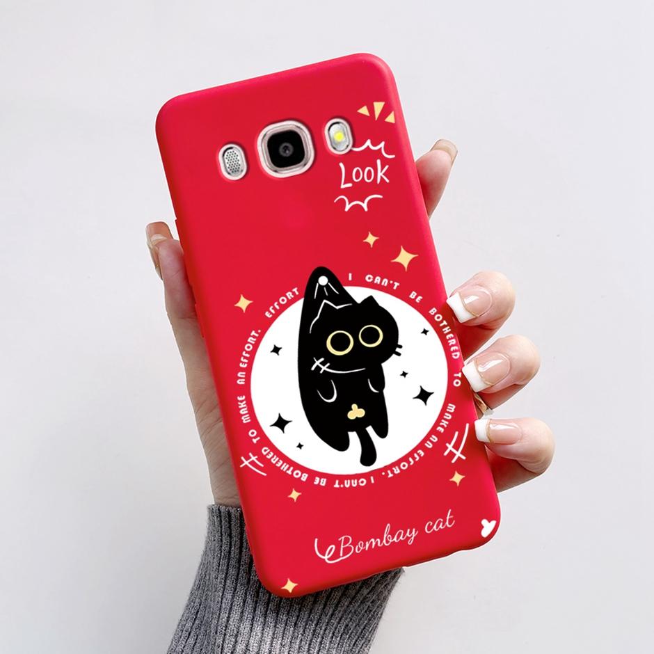 

For Samsung Galaxy J7 2016 Novel Style Painting Back Cover Coque For Samsung Galaxy J7 2016 Cute CartoonThick Fashionable Shells Galaxy J7 2016