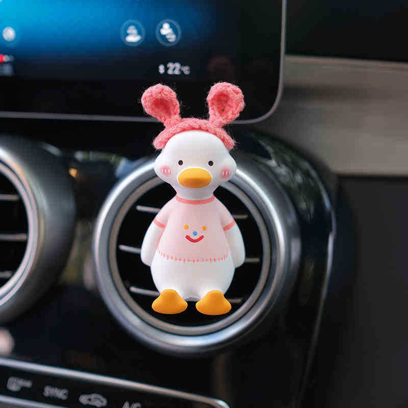 Car Accessories Internet Celebrity Duck Car Aromatherapy Perfume Car Console Decoration Supplies Girls