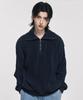 Waiowai Half-Zip Collared Pleated T-Shirt_2 Colors