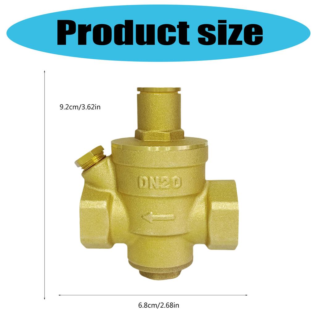 Adjustable Water Pressure Reducing Regulator Valve 1.6Mpa Water Pressure Reducing Valve DN15/DN20/DN25/DN32 Regulator