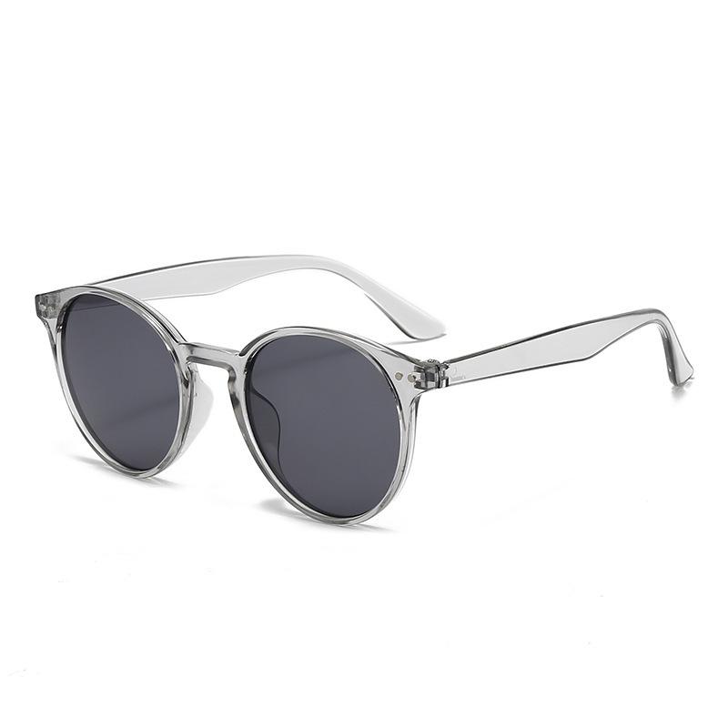Women's Retro Round Frame Sunglasses - Classic European & American Style with UV Protection