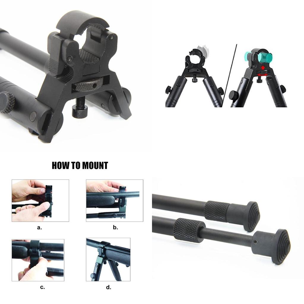 Generic Camera Bipod Aluminum Alloy Compact Support For Outdoor Photography And Telescope Use