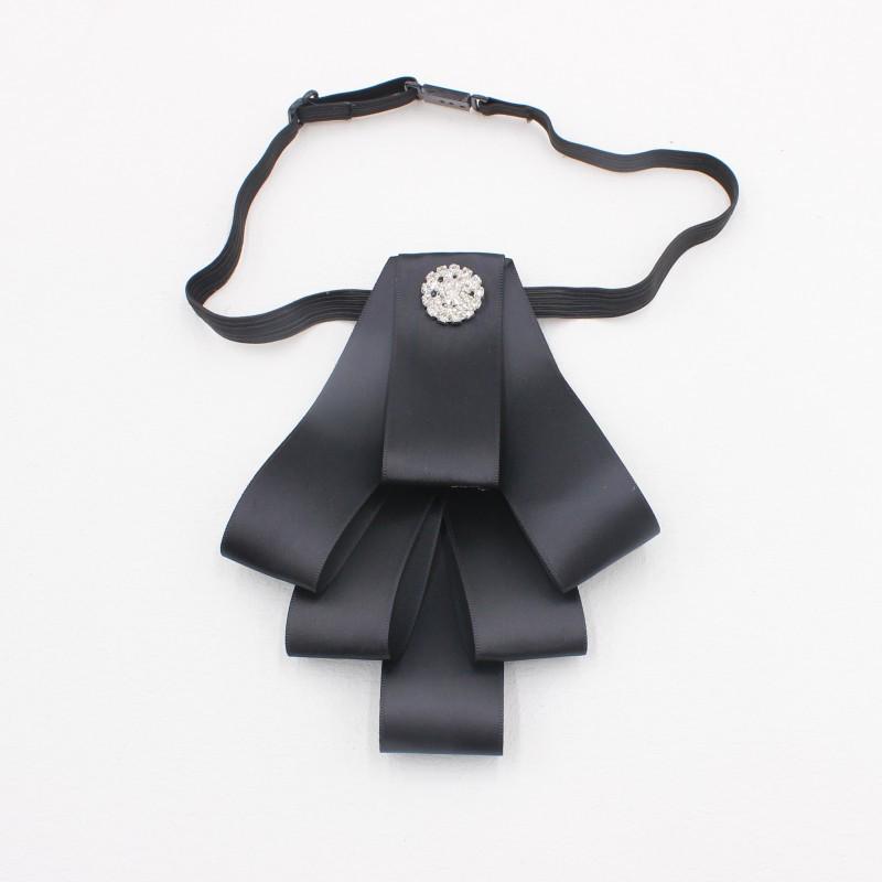 Starry Cat European Style Solid Color Men s Bow Tie Flower Brooch S246 - Trendy Accessories