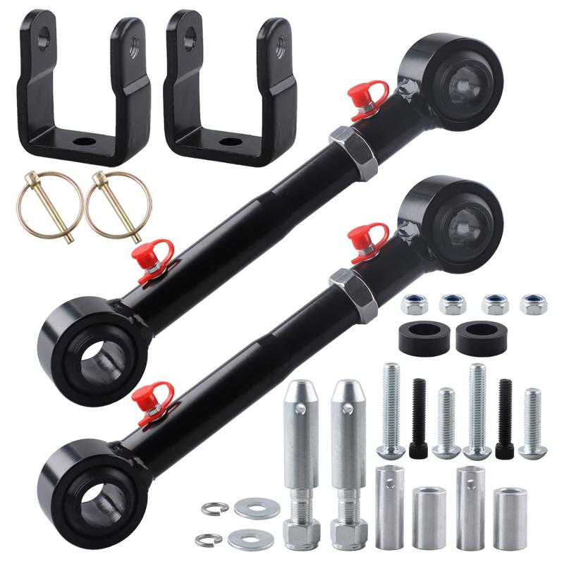 Black Adjustable Front Sway Bar Links Quicker Disconnects For Wrangler 1998-2006 TJ Cherokee 2.5 - 6 Lifts чёрный
