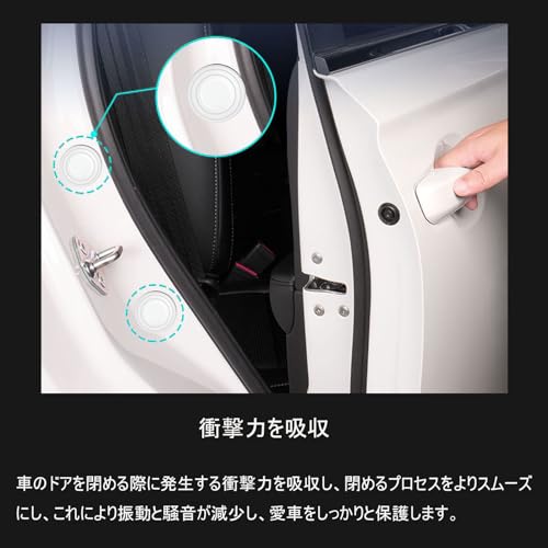 Car Door Cushion for Honda N-ONE JG3 Series JG4 Series JG2 Series JG1 Series N-BOX & Custom JF3 JF4 JF5/JF6 2017~ Car Door Shock Protection Cushi