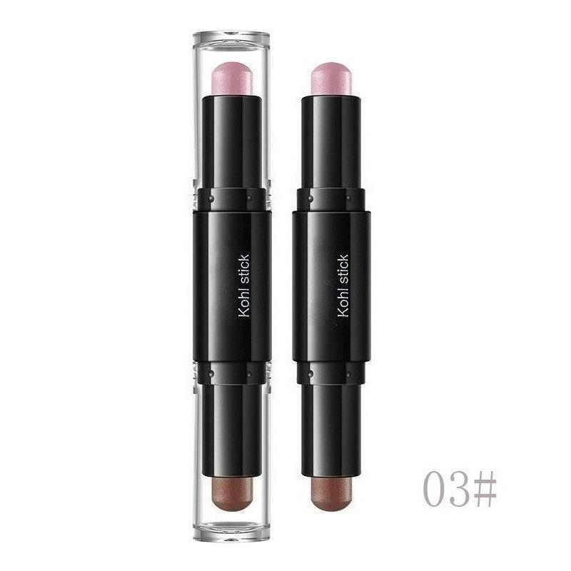 Doppelkopf Zweifarbig Lidschattenstift Faulenzer Schlafen Seidenraupe Highlighter Stift