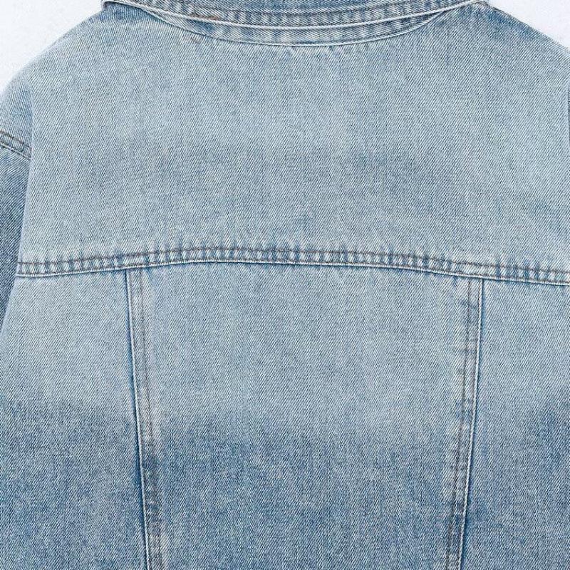 European & American Retro High Street Women's Casual Denim Jacket