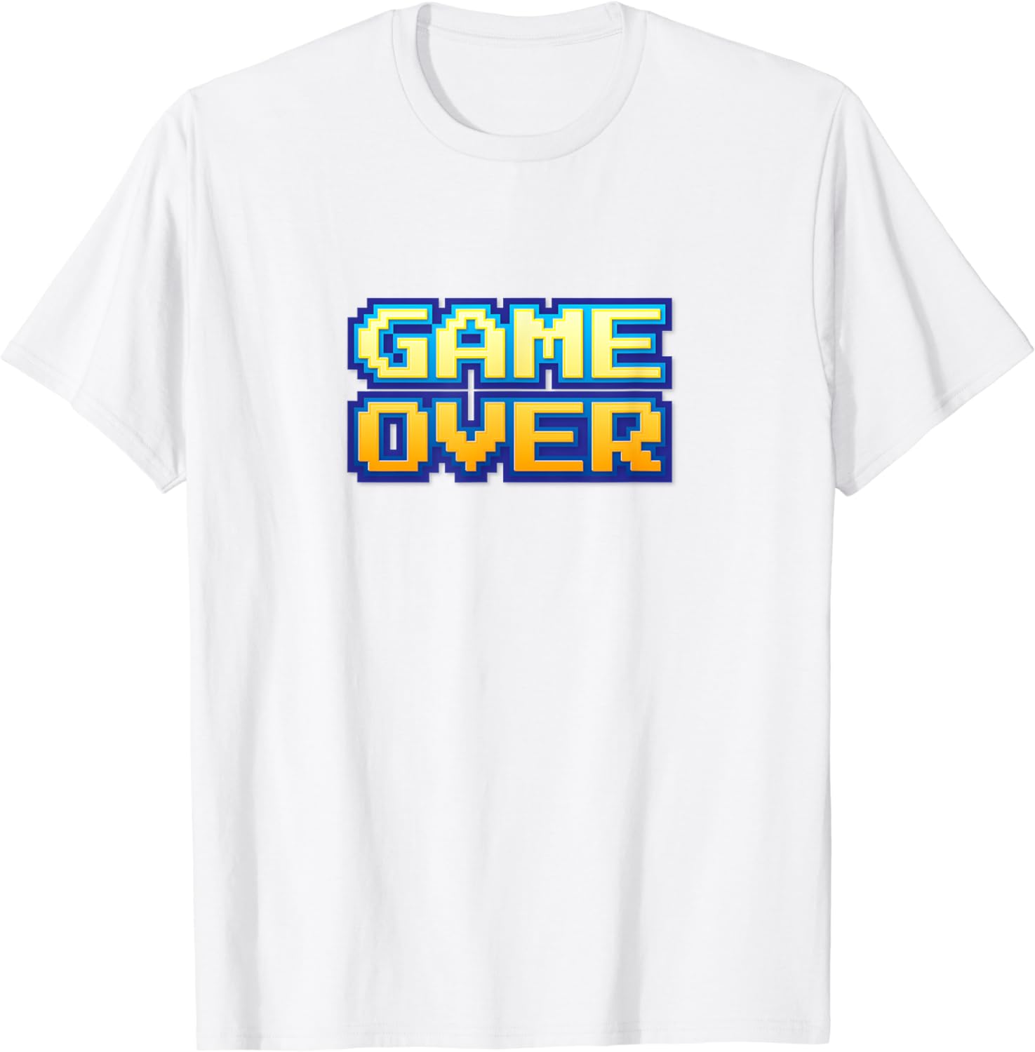 Game Over Винтаж Ретро Видеоигра Аркада 80-е 90-е Футболка  Винтажная Одежда Топы Рубашки для Мужчин  Графические Футболки Ropa Hombre S