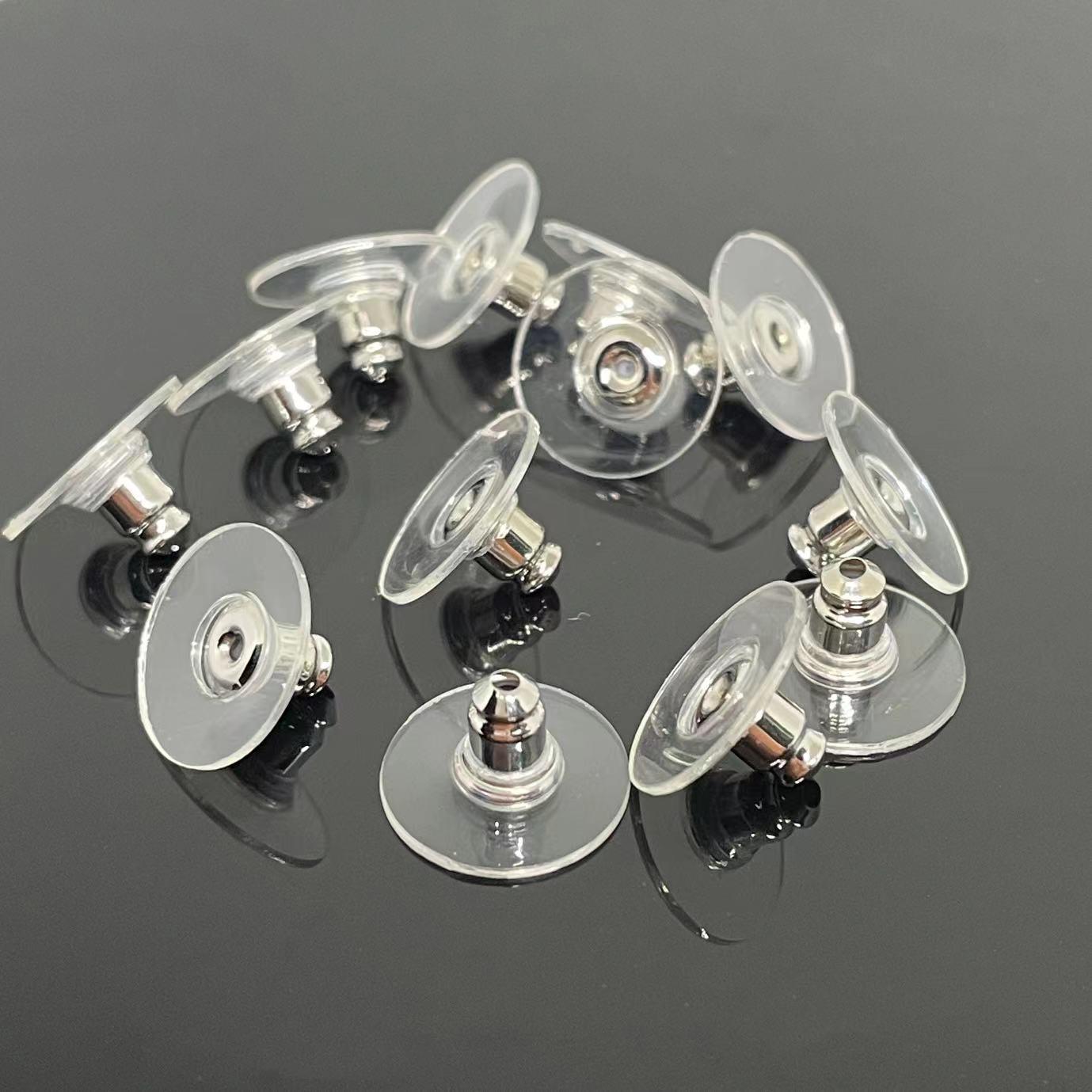 

Медные гальванизированные пулевидные заглушки и гвоздики с сохраняющим цвет дизайном «летающая тарелка» для DIY аксессуаров для серег. 11.5*6.2 Small Saucer Plug