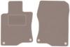 Beige Front Floor Mats For: Honda Accord VIII Sedan, Station Wagon, Tourer (2008-2015)