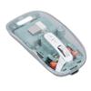 Bluetooth Wireless Mouse BT1 BT2 2.4GHz 3 Mode Silent Adjustable DPI Rechargeable Transparent Mouse