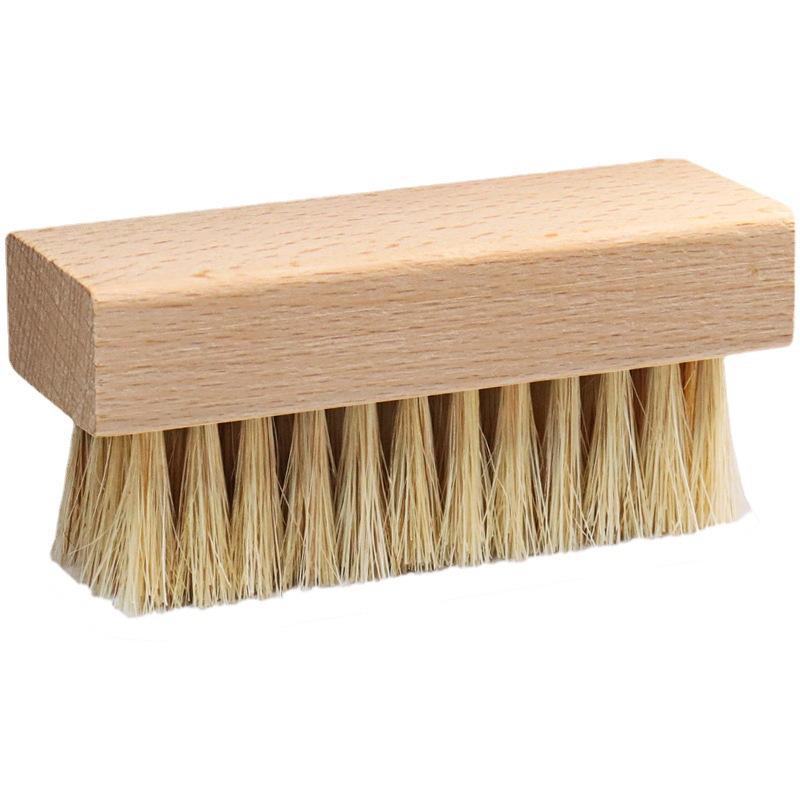 Beech Wood Horsehair Soft Bristle Brush for Polishing & Dust Removal on Leather Shoes & Seats - Free Shipping