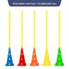 Nai Duo 30 Football Training Marker Cone & Pole Set