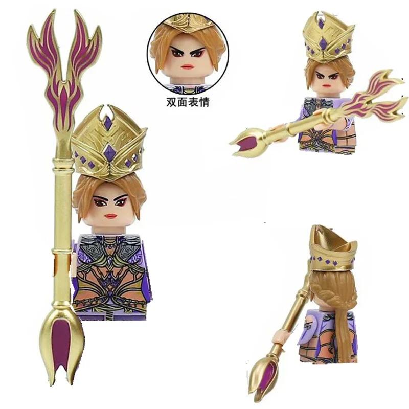 Anime Figure Mini Building Block Figurine, Sea God, Tang San Assassin Model, Children's Assembled Building Block Puzzle Toy Gift