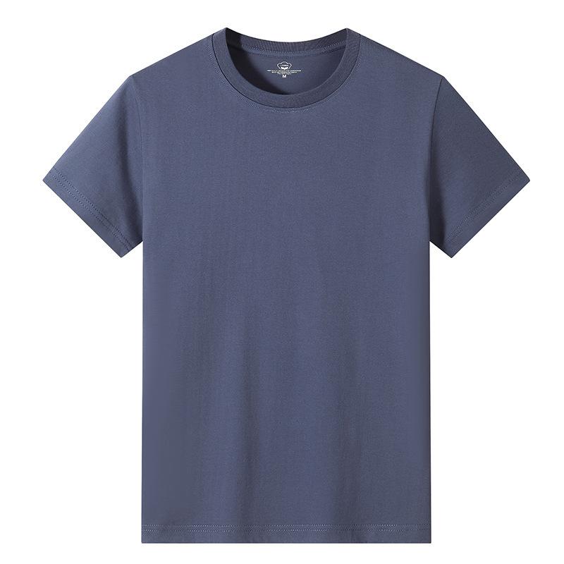Men's Summer Casual Comfortable T-shirt Quick Drying Short Sleeved Round Neck Sports Training T-shirt Men's Solid Color Breathable Running Top