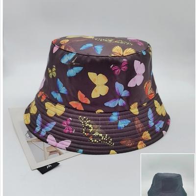 New Printed Pattern Bucket Hat Printed Trendy Brand Sun Hat Sun Hat Men's and Women's Seaside Sun Protection Hat