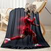 Ronaldo's Powerful Football Legend Cr7 Blanket Comfortable Perfect for Chair Sofa Office Four Seasons Multipurpose Digital Print