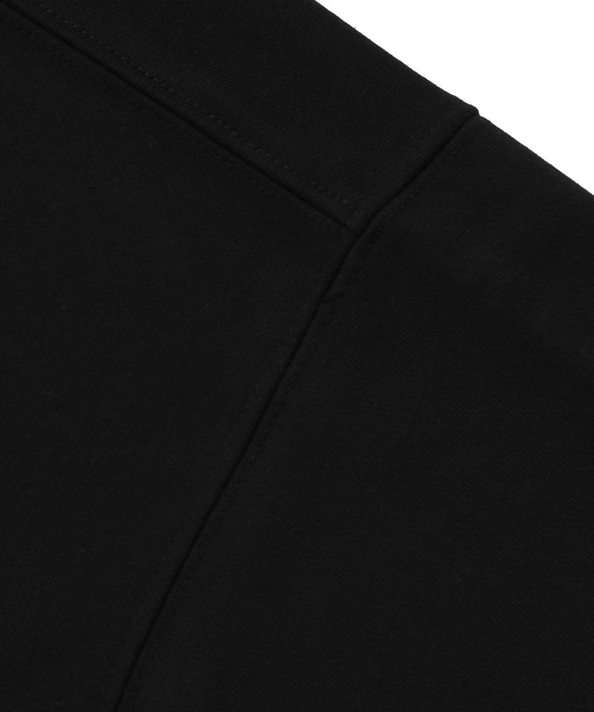 STENDS [M~4Xl] All Day Semi-Over Sweatshirt_Black
