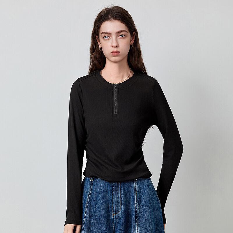 Women's 5A Antibacterial Slim-Fit Long-Sleeve Base Layer T-Shirt