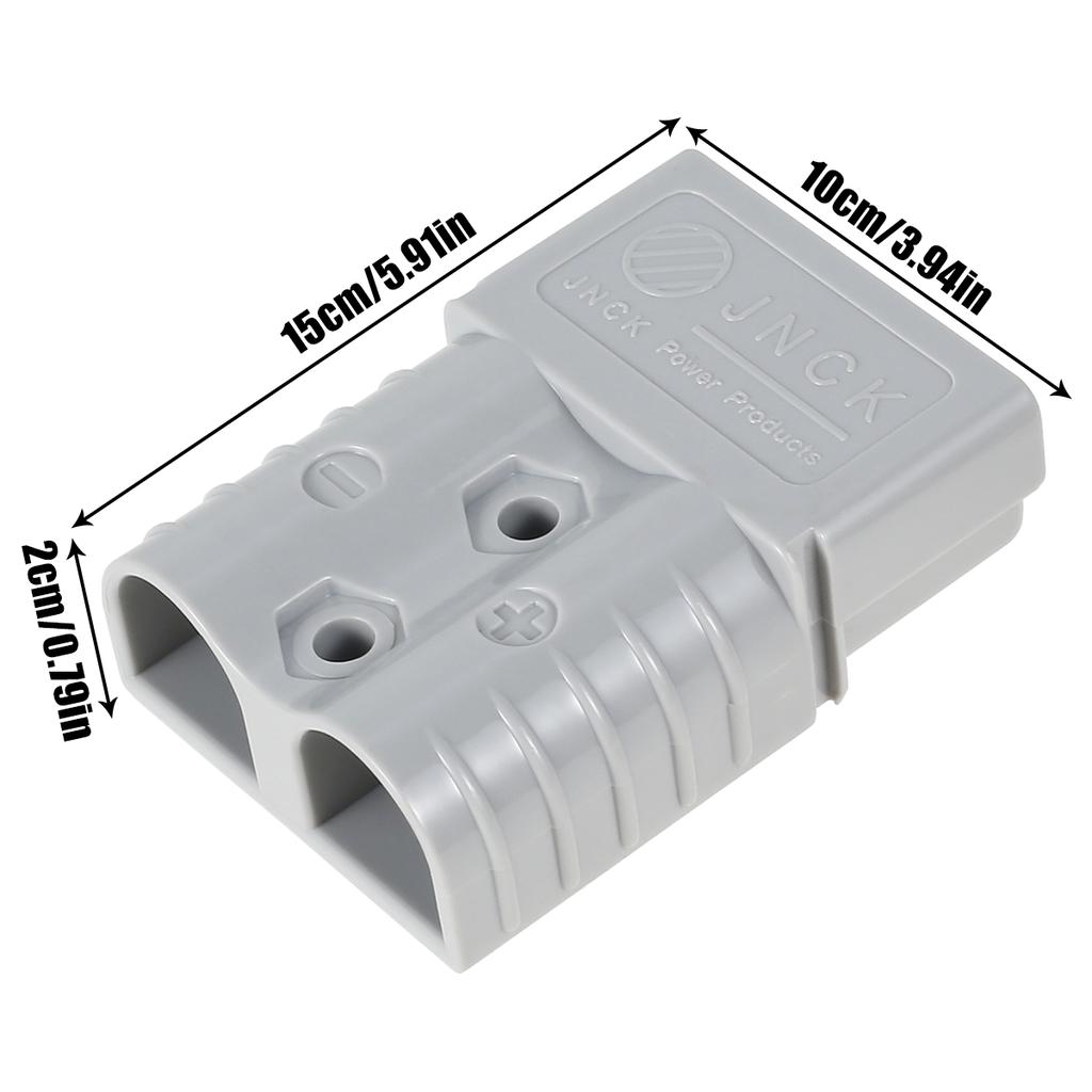 2 Stück/Set 120 Ampere Anderson-Style-Stecker mit 4 Klemmen Anderson Power-Stecker Langlebige Premium Anderson-Style-Stecker Batterie