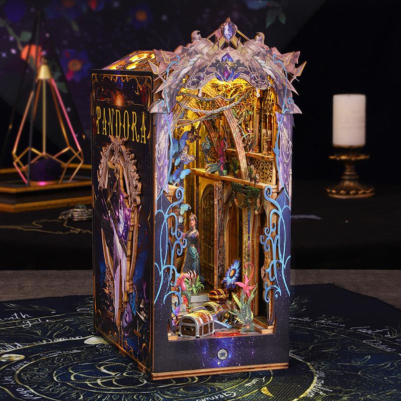 

Jiate Pandora s Box 3D Pop-Up Bookend DIY Miniature House Model Pandora s Box (English Edition)