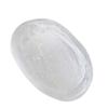 Exquisite Glass Dessert Dish Oval Shape Spit Bone Plate Simple Cold Dishes  Restaurant