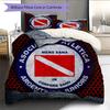 Argentinos Juniors  Pattern Bedding Quilt Set  Home Decoration  Gift (1 * Duvet Cover + 2 * Pillowcase  Without Core)