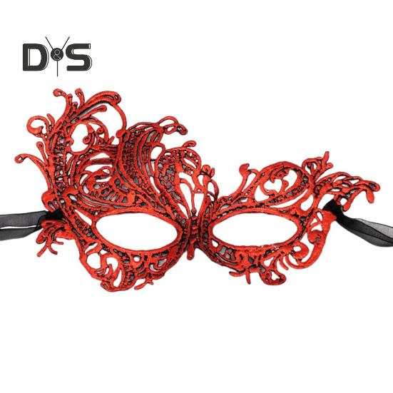

Женская кружевная маска на пол-лица венецианская маска утолщенная сексуальная маска для вечеринки маскарад костюм вечеринка выпускной карнавал красный