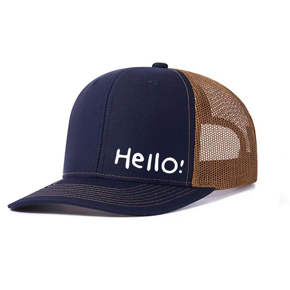 Casual Mesh Baseball Cap With Adjustable Fit For Summer Sun Protection