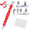 DIY Diamond Art Tools Drill Pen New resin pen with threaded design, replaceable multiple tips Diamond painting accessories