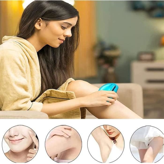 Épilateur physique indolore pour femme, outil d'épilation pour les jambes, les bras et le dos