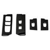 For Toyota 4Runner 2025 ABS Material Interior Door Handle Side Window Switch Frame Cover Trim Car Accessories Carbon Look 4pcs