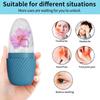 Rullo di Ghiaccio per il Viso Strumenti per Lifting e Contouring del Viso Vassoi per Cubetti di Ghiaccio in Silicone Sfere di Ghiaccio Massaggiatore per Occhi e Viso Strumenti di Bellezza per la Cura della Pelle