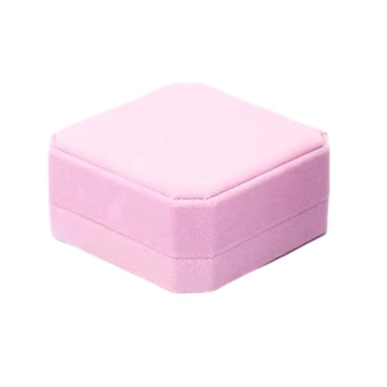 Yousheng 3-in-1 Jewelry Box, Octagonal Design, Soft Flannel Shockproof Organizer, for Necklaces Rings Earrings Wedding