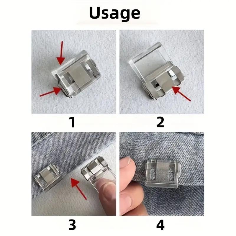 1PCS Trouser Leg Anti-mopping Artifact Invisible Pants Clip Trouser Leg Shortening Artifact Invisible No-seam Pants Anti-mopping Edge Buckle