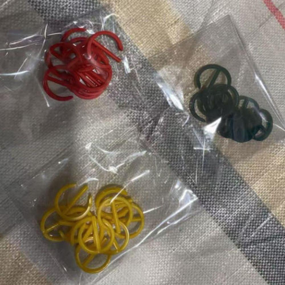 10pcs Retaining Ring And Pin Kit 1/2 Inch Plastic Retainer Clips Socket Rubber O Rings Workshop