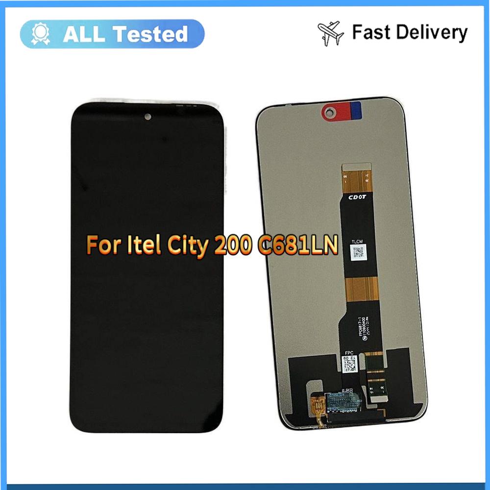 LCD Screen and Digitizer Full Assembly For Itel City 200 C681LN