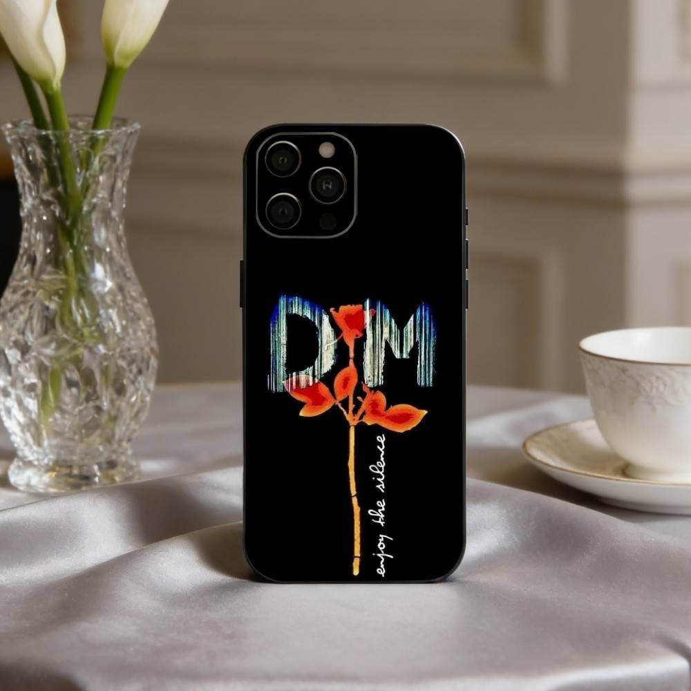 D-Depech-H COOL B-Band-D M-Mode  Phone Case For iPhone 17,16,15,14,13,12,11 Plus,Pro Max,XS,Soft Silicone Black Cover