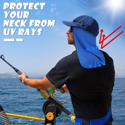 Cooling Cap Elastic Sun Shade Hat With Neck Shield Hard Cap Neck Cover Protector UV Protection Fishing Riding Accessories New