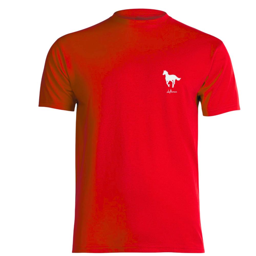 Deftones Band T Shirt White Pony Horse Logo Rock Nu Metal Tee XS6XL All Sizes M