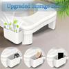 Good-Toilet Stool Squat Adult, Height Adjustable Poop Stool For Bathroom With Storage Box, Portable Non-Slip Potty Step Stool