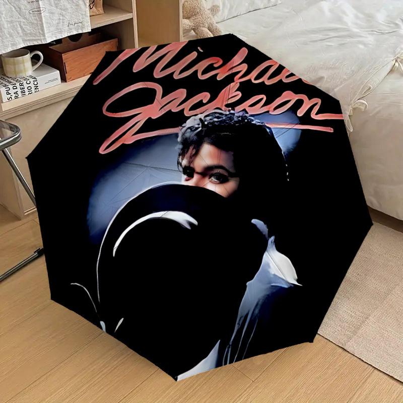 

1pc Michael JacksonKing of PopMoonwalker Automatic Folding Umbrella, Portable Collapsible Design, Casual Outdoor Accessory L1127111