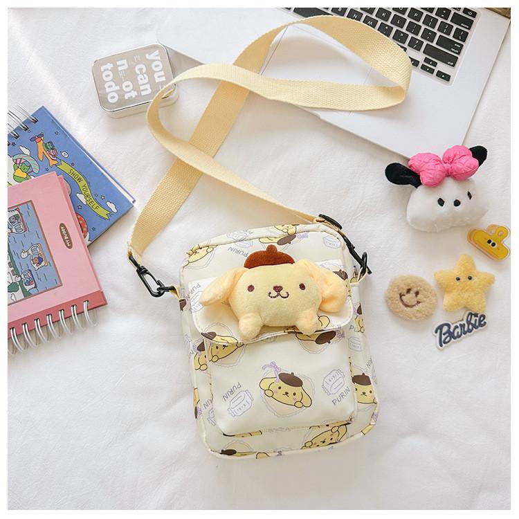 Adorable Cartoon Snack Bag For Girls In Nylon Perfect For Outdoor Activities And Daily Use