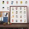 Set of 100 Crayon Waterproof DIY Perfect As a Birthday or New Shin-chan Stickers. Cute, Anime, Decals. Stylish, Cartoon, Stickers. Reward, Gift,